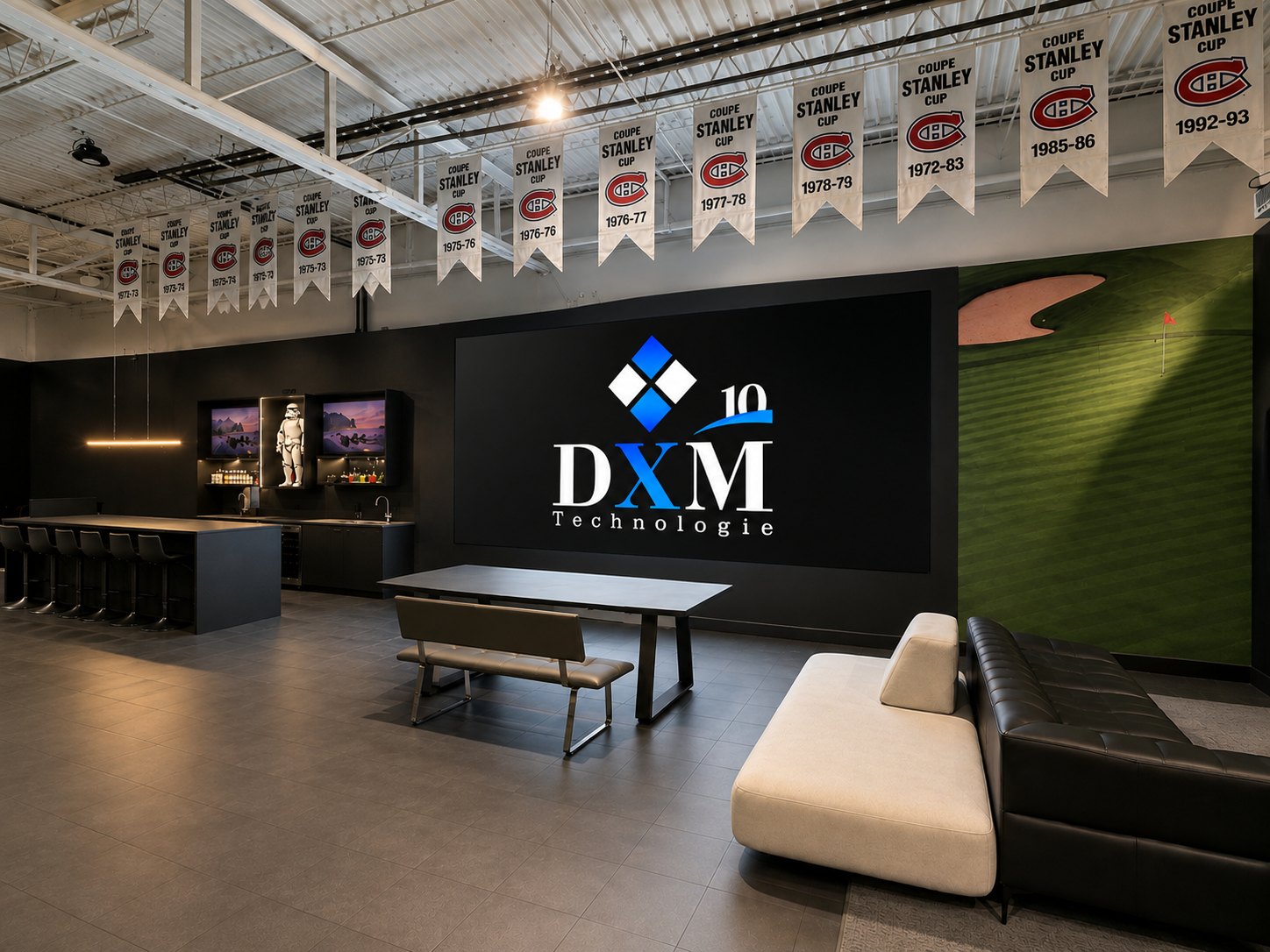 LED wall installed by DXM